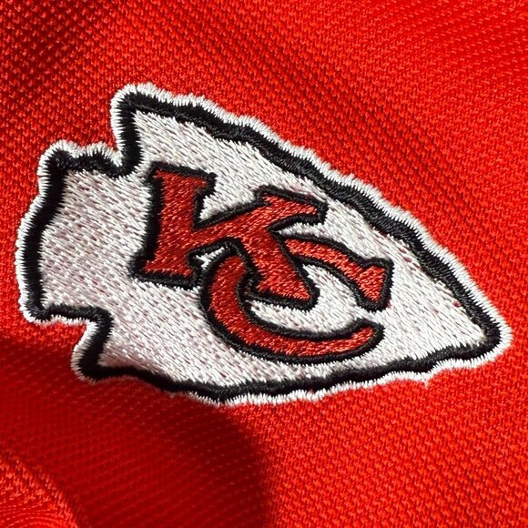 KC Chiefs Polo Red Antigua Size XL - Picture 6 of 6